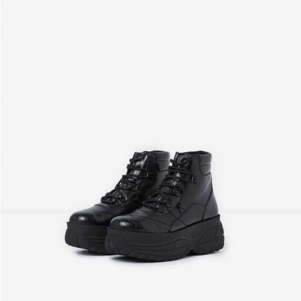 The Kooples Black Leather Ankle Boots